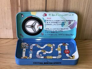 当時　SAN-X GUTS RIDER 筆箱　缶　ギミック　vintage retoro 昭和レトロ　バイク