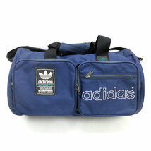 D■アディダス/adidas ボストンバッグ/ショルダーBAG/スポーツ■紺/49【中古】_画像1