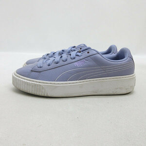 D■【25cm】プーマ/puma 厚底 スニーカー 36916602■紫/LADIES/6【中古】