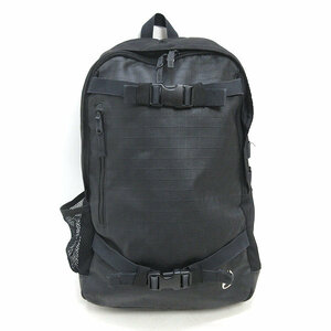 H# Nixon /NIXSON SMITH SKATEPACK 2 skate pack backpack / rucksack / black /BAG/ combined use #60[ used ]