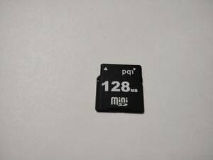 128MB　メガバイト　pq1　miniSDカード　メモリーカード　ミニSDカード