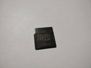 128MB　メガバイト　BUFFALO　miniSDカード　メモリーカード ミニSDカード
