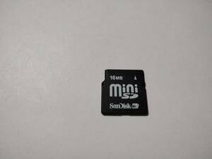 16MB mega bite SanDisk miniSD card memory card Mini SD card 