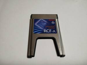 動作未確認　ジャンク扱い　RCF-A　BUFFALO　PC CARD用　カードリーダー/ライター　変換アダプター CFカード　コンパクトフラッシュ