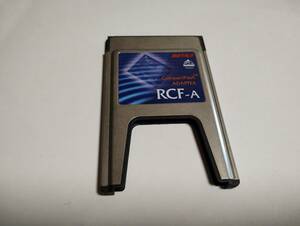 動作未確認　ジャンク扱い　RCF-A　BUFFALO　PC CARD用　カードリーダー/ライター　変換アダプター CFカード コンパクトフラッシュ