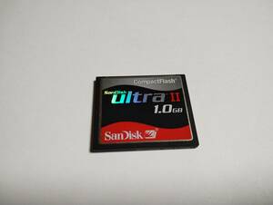 1GB　SanDisk ultraⅡ　CFカード　フォーマット済み　メモリーカード　コンパクトフラッシュカード