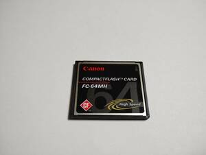 64MB　メガバイト　Canon　CFカード　フォーマット済み　メモリーカード　コンパクトフラッシュカード