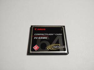 64MB mega bite Canon CF card format ending memory card CompactFlash card 