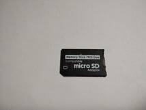 microSD→MSPD 変換アダプター　認識確認済み メモリースティックプロデュオ memory stick PRO duo microSD PSP_画像1