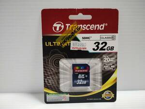 未開封品・未使用品　SDHCカード　32GB　Transcend　メモリーカード　SDカード