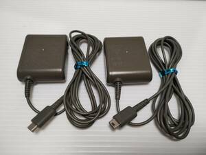 2個セット　純正品　ニンテンドー DS lite 用　充電器　ACアダプター USG-002　NINTENDO 簡易クリーニング・動作確認済み　DSlite