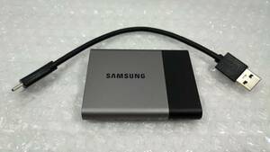 【中古】ポータブルSSD SAMSUNG Portable SSD T3 MU-PT1T0B 1TB USB3.1 TYPE-C