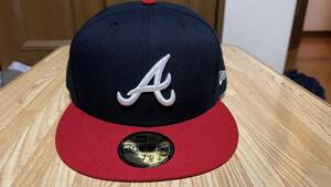 NEW ERA 59FIFTY MLBオンフィールド アトランタ・ブレーブス ホーム