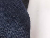 古布６８６　縞木綿の着物　藍染め_画像5