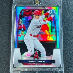 499枚限定 2023 Topps Bowman Chrome 大谷翔平 No.67 リフラクターパラレルカード Refractor