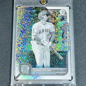 199枚限定 2022 Topps Bowman Chrome 大谷翔平 No.71 モノクロダイヤモンドリフラクターパラレルカード Black and White Diamond Refractor