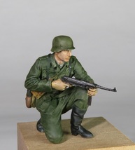 ドイツ　タンクデサント擲弾兵　ＭＰ４０　1/35　レジンキットフィギュア塗装済み完成品一体_画像1