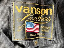 VANSON size29 USA製レザーパンツ ブラック 黒 ヴァンソン バンソン_画像8