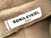 フランス製 SONIA RYKIEL PARIS ヴィンテージコート ビンテージコート ソニアリキエル made in FRANCE キャメルベージュ ユーロ_画像6