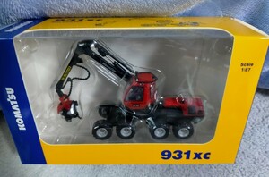 ●小松製作所の「931XC ホイールハーベスタ」のオリジナルミニチュア(非売品)