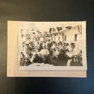 日本郵船　N.Y.K.LINE 古写真　諏訪丸ディナーメニュー表　1937年5月27日　レトロ　コレクション