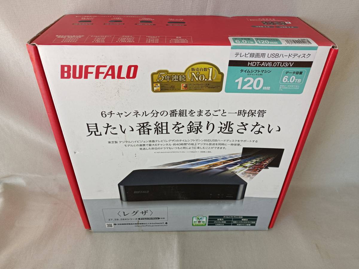 BUFFALO HDT-AV6.0TU3/V レグザ タイムシフト 6TB-