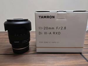 【送料無料】TAMRON タムロン 11-20mm F/2.8 Di III-A RXD （Model B060 ）ソニーE