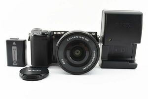 [Rank:B] 動作確認済 SONY NEX-5R E 16-50mm F3.5-5.6 OSS SELP1650 ブラック ミラーレス一眼 デジタルカメラ ソニー E Mount APS-C #3561