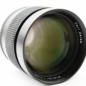 完動美品 Contax Carl Zeiss Planar 85mm F1.4 MMJ MF Lens 大口径 単焦点 レンズ コンタックス Y/C Mount ポートレート ボケ味抜群 #5050の画像3