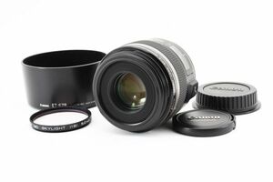 極美品 Canon MACRO LENS EF-S 60mm F2.8 USM 単焦点 マクロレンズ キヤノン EF APS-C 完動 フード付 コンパクトで持ち運びに便利！ #6367