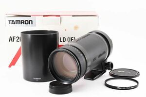 元箱付完動美品 Tamron AF 200-400mm F5.6 LD 75DN 超望遠 ズームレンズ タムロン ニコン Nikon F 光学綺麗 保護フィルター付 #7448