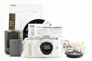 R:012102 OLYMPUS E-PL8 White Digital Camera ホワイト ボディ ミラーレス一眼 デジタルカメラ オリンパス マイクロフォーサーズ #9619