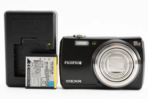 動作確認済 FUJIFILM Finepix F200EXR Black Compact Digital Camera ブラック 黒 コンパクトデジタルカメラ デジカメ 富士フィルム #9625