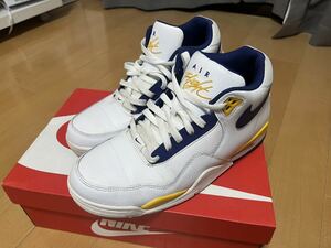 NIKE FLIGHT LEGACY ナイキ フライト レガシー BQ4212-102 27.5cm ホワイト パープル レイカーズ　lakers US9.5