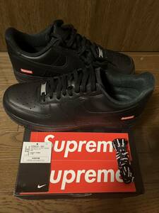 新品未使用Supreme Nike Air Force 1 Low シュプリーム エアフォース1 ブラックナイキ US910 28cm AF1