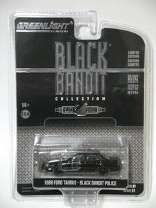 【未開封新品】 1988 FORD TAURUS - BLACK BANDIT POLICE フォード トーラス ブラックバンディット ポリス GREENLIGHT 警察 パトカー