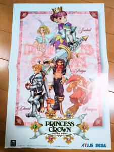 【Vintage】プリンセスクラウン ポスター Princess Crown Magazine supplement poster // 13 Sentinels: Aegis Rim 十三機兵防衛圏