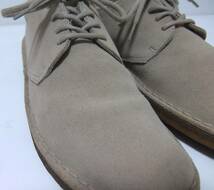 クラークス デザートブーツ ローカット サンドベージュ UK７1/2 スエード Clarks Desert Boot 7.5_画像4