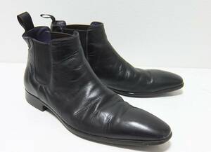 Santoni サントーニ サイドゴアブーツ 黒 ５1/2 ビジネスシューズ レザーシューズ 5.5