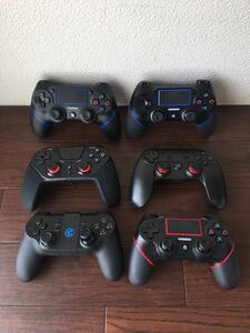 ワイヤレスコントローラー P4/Q300/Gamesir-G3s/Wireless Controllerまとめて6個セット 動作未確認