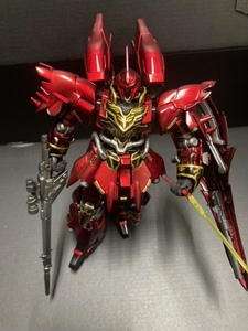 （ジャンク品）機動戦士ガンダムUC HG MSN-06S SINANJU 1/144 プラモデル オリジナル塗装 完成品　機動戦士ガンダムUC　フル・フロンタル