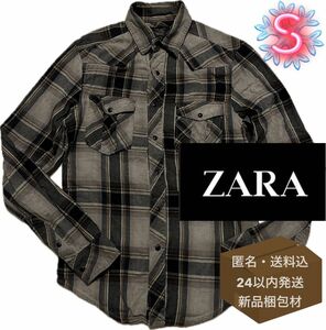 ☆ZARA ビンテージ チェック ネルシャツ ワークシャツ