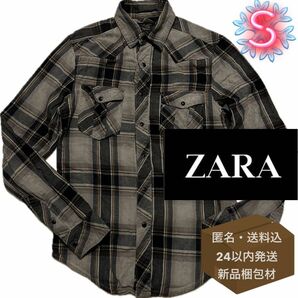 ZARA ビンテージ チェック ネルシャツ ワークシャツ