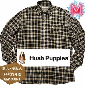 ☆Hush Puppies チェック ネルシャツ ビンテージ調