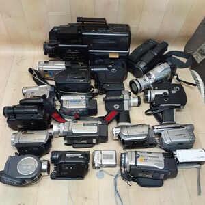□ジャンク□ ビデオカメラ デジタルビデオカメラ 8ミリカメラ まとめセット SONY ソニー Panasonic Victor 等 s1