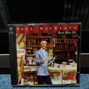 CD　ポール・モーリア　ベストヒット50 CD2枚組　オリーブの首飾り　恋はみずいろ　他　収録曲は写真参照　解説書付　1996年作品