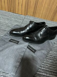 送料込　美品Ermenegildo Zegna エルメネジルド　ゼニア　革靴　6 EEE