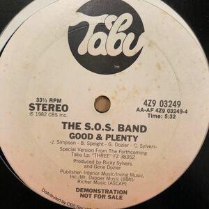 12’ The SOS Band-Good & Plenty/High Hopes