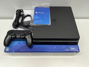 SONY PlayStation PS4 ジェットブラック ゲーム機本体 コントローラー CUH-2100A 2017年8月購入