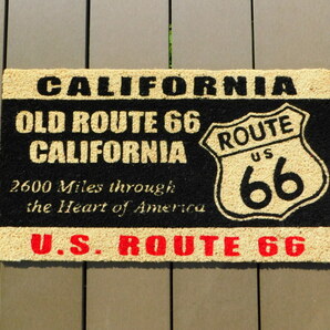 在庫処分します！【アメリカン コイヤーマット】※《ROUTE66・カルフォルニア》玄関マット アメリカン雑貨の画像2